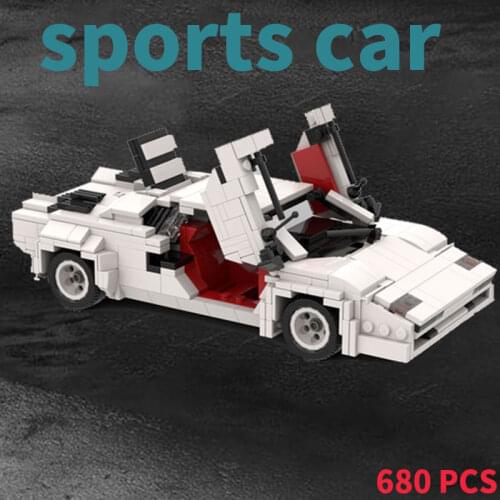 MOC Building Block Maker Movie Anime Classic Super car Creative Assembly Model Kids Toy DIY Build Brick Birthday Gifts
