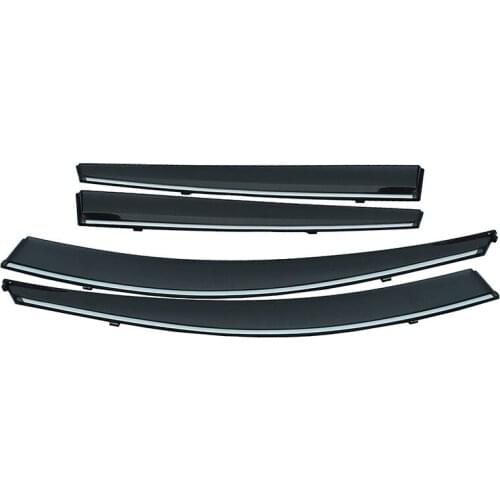Window Visor For Kia K2 Sedan 2011-2013 2014 2015 2016 Smoke Car Window visor Car Sun Rain Guard Wind Deflectors Accessorie 4Pcs