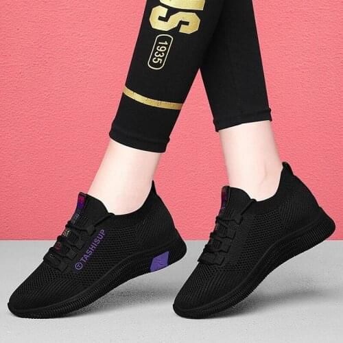 Womens Shoes 2022 Summer New Casual Basket Shoes Breathable Running Shoes Mesh Student Sneakers Sports Shoes Zapatos De Mujer