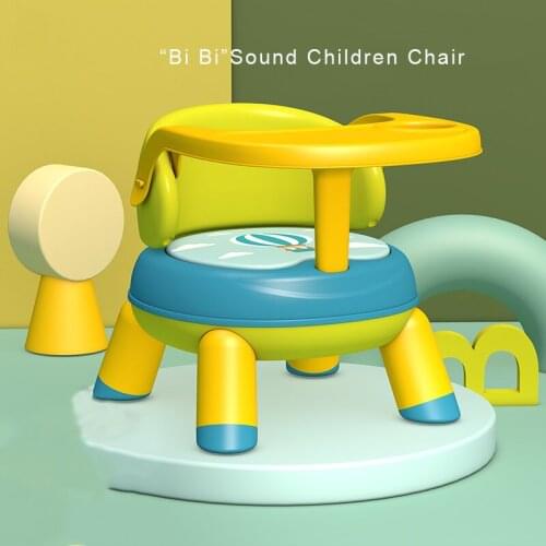PP Baby Multifunctional Seat Baby Voice Cushion Dining Chair Removable Lunch Plate Children Stool Comfortable