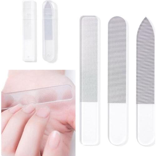 Nano Glass Nail File Nail Sanding Sandpaper Manicure Nail Buffer Pedicure Nail Art Tool Grinding Polishing Glass Nail File