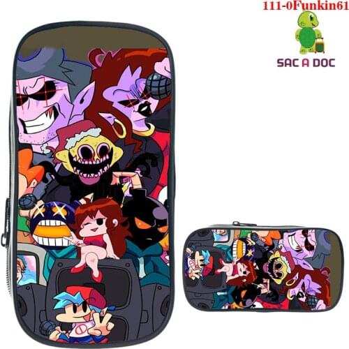 New Anime Friday Night Funkin 3D Pencilcase Cosplay Handbag Children Kids School Gift Women Cosmetic Bag Unisex Harajuku Mochila