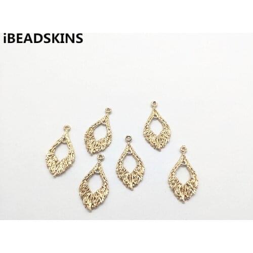 New arrival! 28x14mm 100pcs Drop shape Copper Charm/Connectors for Earrings parts,Accessories,hand Made Jewelry DIY