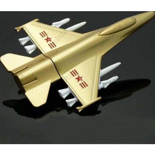 Wholesale Metal Plane model Airplane USB flash drive pendrive 4GB 8GB 16GB 32GB USB flash disk pen drives creative memory stick