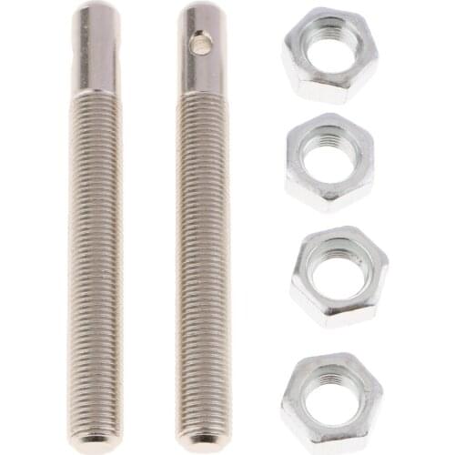 Pair Auto Suv Chrome Plus Flush Hood Latch Pin Racing Engine Lock Bonnet