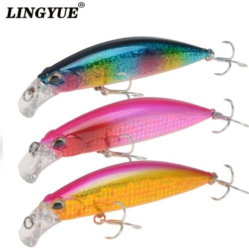 LINGYUE Fishing Lure 110mm 29g Heavy Sinking Wobbler Long Casting Minnow Depth ALL WATER Bass Pike Artificial Bait Tackle