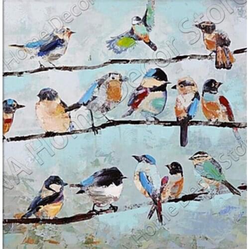 RM0076 Diy animal diamond cross stitch square diamond sets unfinish decorative Diamond embroidery Birds Oil Painting