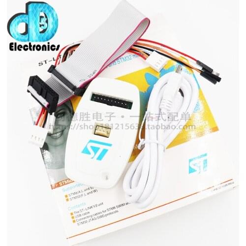 ST-LINK V2 debug emulator downloader supports STM32 STM8 STLINK programmer