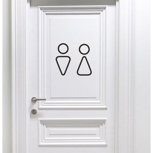 Wc bathroom wand aufkleber stickers muraux muursticker adesivi murali autocollant adesivos de parede vinilo decorativo pared