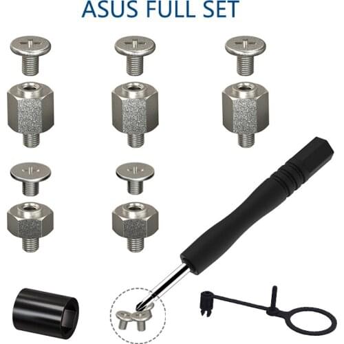 Stand Off Screw Mounting Kit Hex Nut for ASU-S Motherboard M.2 SSD with Screwdriver 5 Set