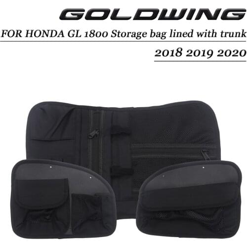 Motorcycle lined rear luggage storage bag tool bag rear tail bag FOR HONDA GOLD WING GL 1800 Goldwing 1800 2018-2020