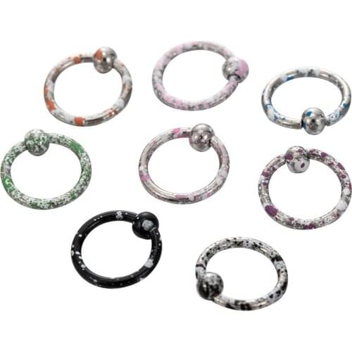 Women Lips Rings Medical Titanium Steel Nose Ring Fake Nose Ring Septum Piercing Clip on Mouth Ring Body Clip Hoop Fake Piercing