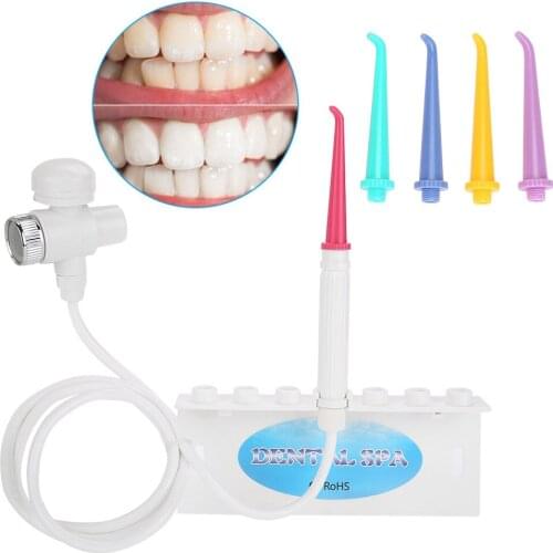 Dental SPA Water Jet Floss Oral Irrigator Teeth Cleaner Set for Home Use