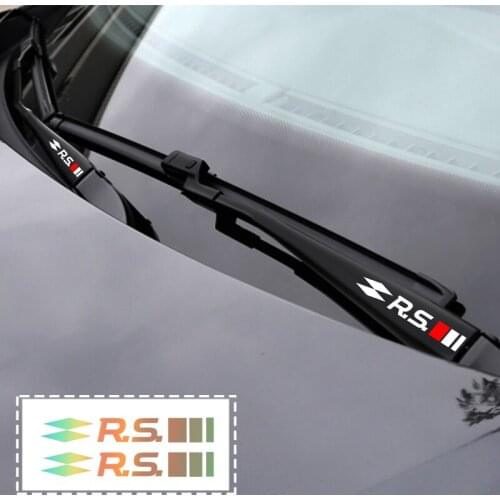 Automobile Decoration Window Wiper Reflective Decal Sticker For Renault koleos duster megane 2 logan renault clio CAPTUR