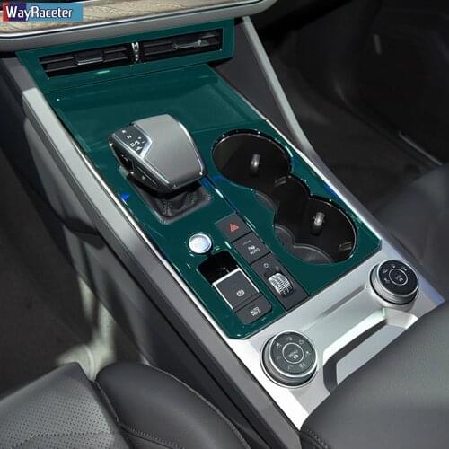 Car Interior Central Console Gear Screen Dashboard Sticker Protective Film For Volkswagen VW Touareg CR 2019 2020 Accessories
