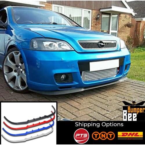 For Opel Vauxhall Astra G MK4 4 98-05 CUPRA R FRONT SPOILER BUMPER LIP Euro Spoiler Lip Universal 3 pcs Body Kit