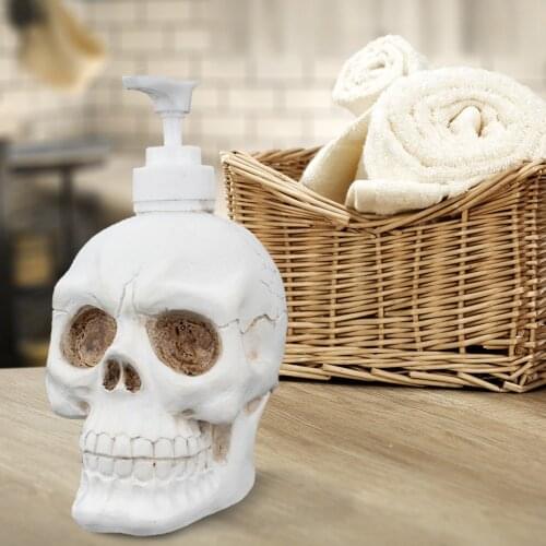 350ml New Retro Skull Shaped Liquid Dispenser Bottling Creative Household Shampoo Lotion Shower Foam Refillable Bottles