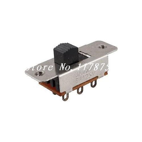 Double Rows 6 Pins 2 Position SPDT PCB Panel Mount Mini Slide Switch