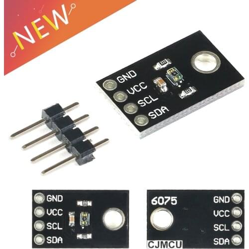 I2C VEML6075 UVA UVB Light Detection Sensor Module Solar Ultraviolet Light Intensity Sensor Detection Module with Serial Port