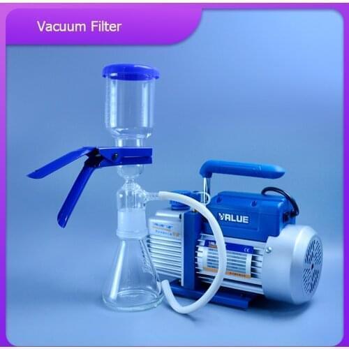 Lab Glassware Vacuum Filtration Membrane filter 500ml Flask Apparatus Kit with vacuum pump and MCE Filter