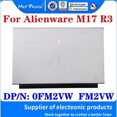 NEW original Stars white LCD Top Cover LCD Back Cover Assembly - With Eye tracker For Dell Alienware M17 R3 laptop 0FM2VW FM2VW