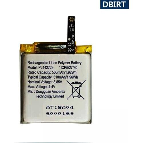 Original Replaces 510mAh PL442729 Battery For HUAMI Amazfit Smart Watch 3 Batterie Accumulator AKKU