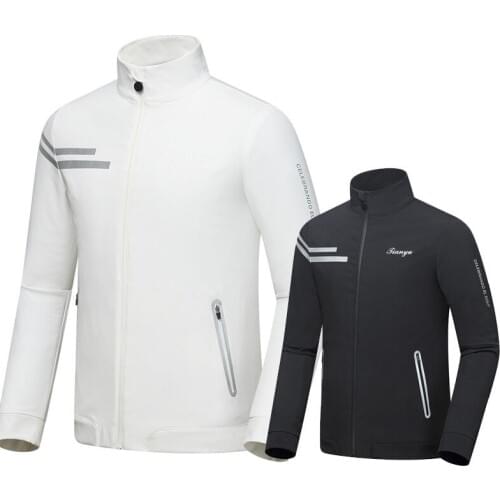 Autumn Men Golf Jackets Coat Full Zipper Waterproof Jacket Male Long Sleeve Casual Golf Sport Jacket Golf Clothing D0656