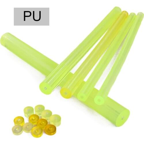Length 500mm Polyurethane Rubber Hollow Rod Force Glue Sticks PU Rods Self-defense Stick Red High