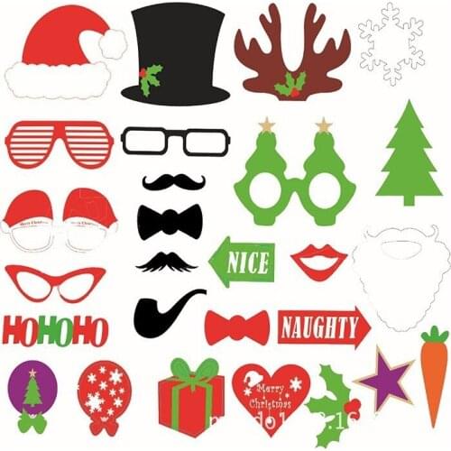 DIY Mustache Glasses Lips Funny Masks Christmas Wedding Decoration Event Festive Party Supplies Favors Photo Booth Props ZA1164