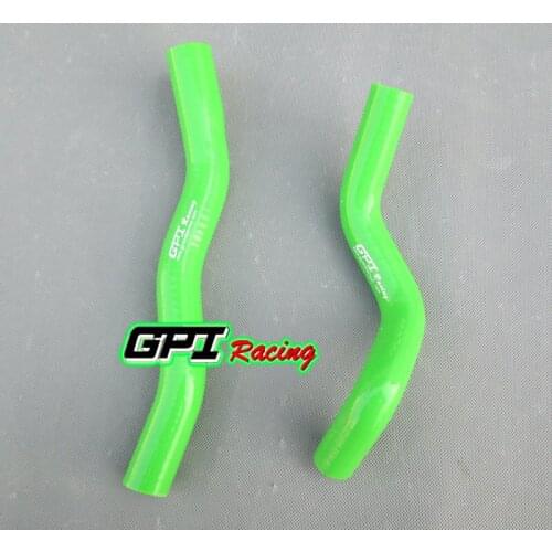 GPI silicone radiator hose FOR KAWASAKI KFX 450 KFX450 2008 2009 2010 2011 2012 08 09 10 11 12 GREEN