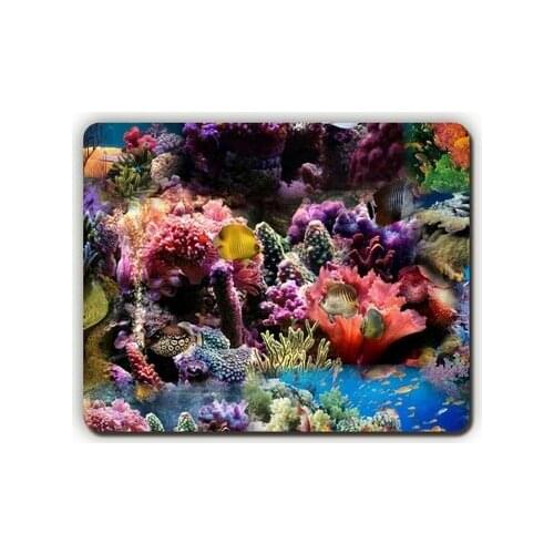 High Quality Mouse Pad,Reef Coral Fish,Game Office Mousepad 9.85 x 8.2 in. / 30 x 25cm