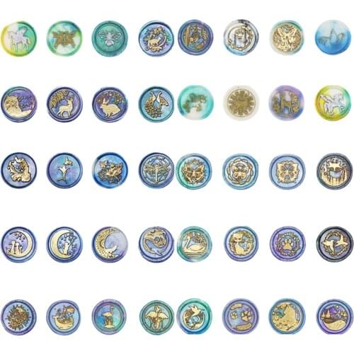 Animal Stamp Head Removable Wax Seal Handle DIY Custom Stamps Heads Postage Journal Package Date Wedding Gift Envelope Tools