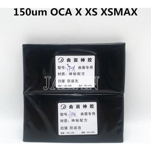 150um OCA Glue For X Xs Xsmax Lcd Display Screen Glass OCA Adhesive Laminating Repair No Bubble Problem