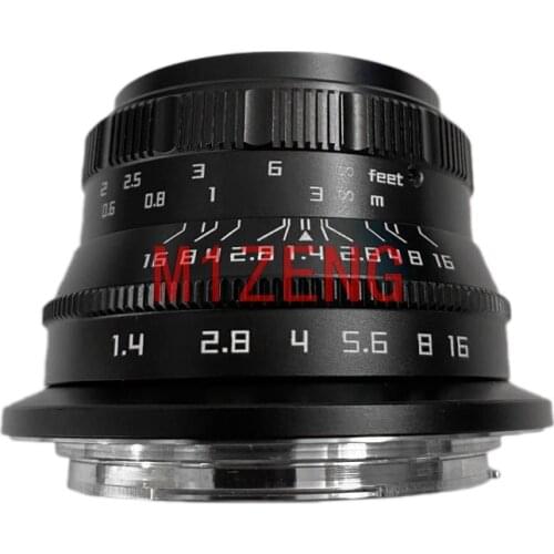 35mm F1.4 Movie Manual Focus full frame Lens for Sony E a7r2 a7r4 a7m3 A6500 canon RF eosr rp r5 r6 nikon z z6 z7 z50 camera