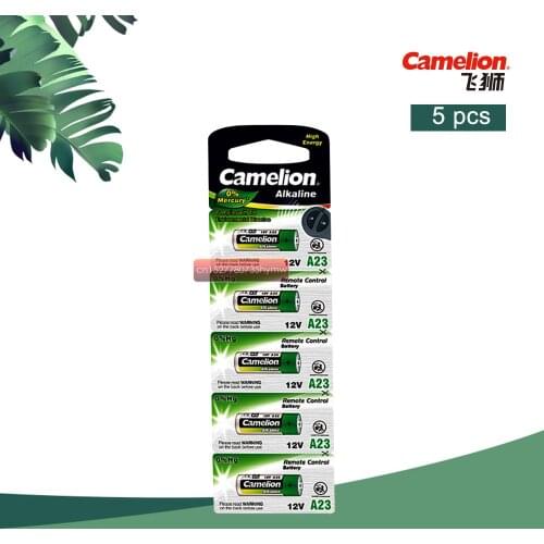 5pcs New Camelion Alkaline battery 12V 23A 12V 27A 23A 12 V 21/23 A23 E23A MN21 RC control remote controller battery RC Par