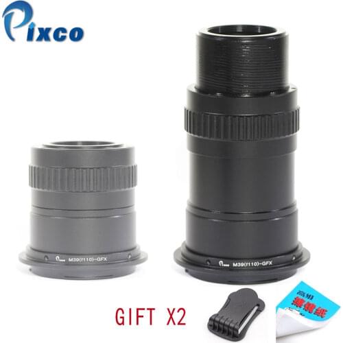 Pixco for M39 EF -Fujifilm GLens Adapter Suit for M39 Mount 110mm Lens to Fujifilm G-Mount GFX Mirrorless Digital Camera