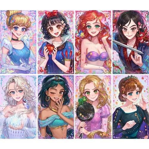 5D DIY Diamond Painting Disney Fantasy Anime Princess Cartoon Full Square Round Mosaic Embroidery Cross Stitch Home Decor Gift