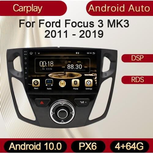 Iodun For Ford Focus 3 MK3 III 2011-2019 Car Radio Stereo Receiver Mp3 Player With Screen Carplay Android Auto 1 2 Din Bluetooth