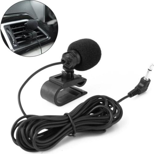 3m 3.5mm Cars Navigation External Microphone GPS Audio DVD Positioning Intercom External Car Paste Clip Microphone