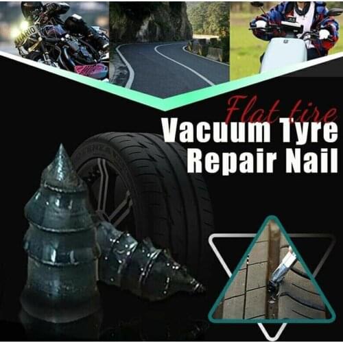 Car Vacuum Tire Repair Nail for Motorcycle Rubber Self-Tire Repair Tire Film Nail Non-Disassembly Non-Destructive 2 Size