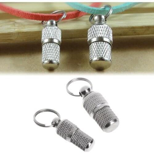 Anti Lost Barrel Tube Collar Dog Tags Pet For Pet Id Tag Name Identity Address Collar Part Dog Accessory