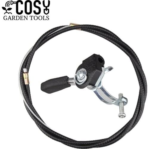 Throttle Cables with Switch for 2.5cm tube Air-cooled Diesel Micro-tiller 168F 170F 171F 178F 186F 186FA 1.25m 1.6m cables