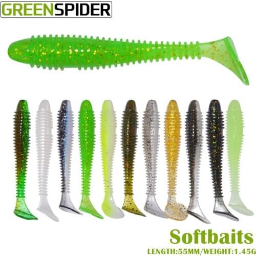 GREENSPIDER Silicone Baits