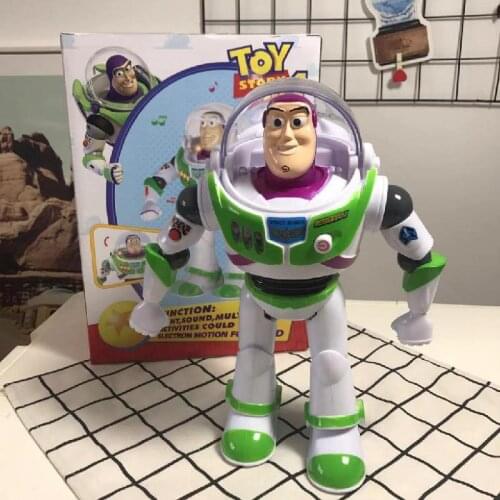 Disney Toy Story 4 Juguete Woody Buzz Lightyear music/light with Wings Doll Action Figure Toys for Children Birthday Gift