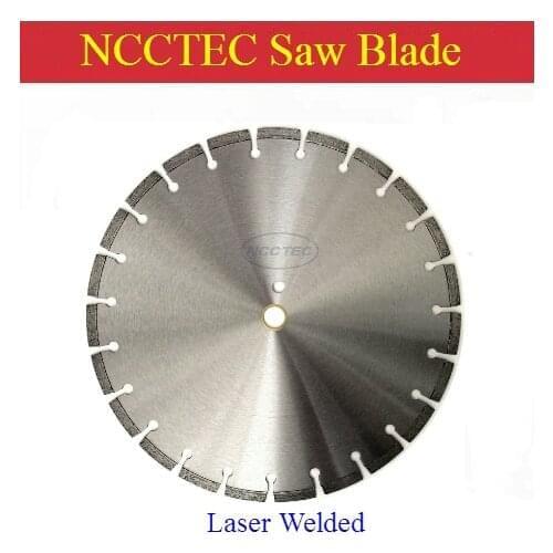 [Laser Welded] 12'' 14'' 16'' 18'' 20'' 24'' inches Diamond wet saw blade | for Cutting Asphalt Concrete Pavers General Purpose