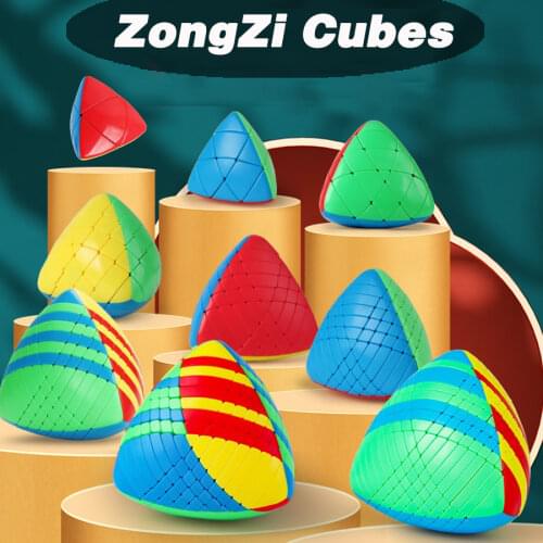 SengSo Magic Cube 8x8x8 Mastermorphix ZongZi 8x8 Puzzle Stickerless Rice Dumpling Cube 8*8 Strange Shape Educational Twist Toy