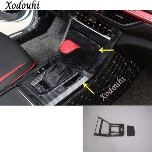 For Kia K3 Forte Cerato 2019 2020 Car Cover Stick Armrest Panel Shift Stall Paddle Cup Switch Knob Frame Lamp Trim 2pcs