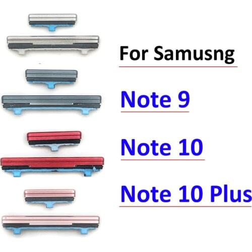 New Side Power Button Key + Volume Button For Samsung Galaxy Note 9 10 Plus Replacement Part Mobile phone accessories