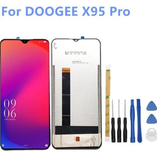 New Original For Doogee X95 PRO 6.52'' Andriod 10 Phone LCD Screen Assembly Digitizer Touch Panel Glass Repair Replacement
