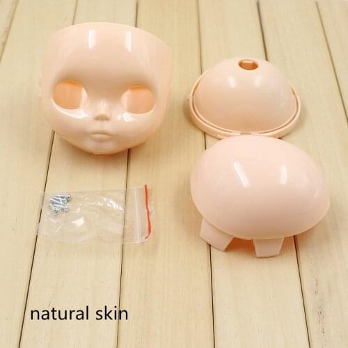 Blyth face plate without make up and scalp suitable for 1/6 blyth,5 skin color choice DIY ICY fashion accessories